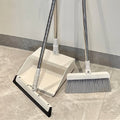 Broom and dustpan set for home indoor and outdoor broom and dustpan combination plastic suit magic silicone broom
