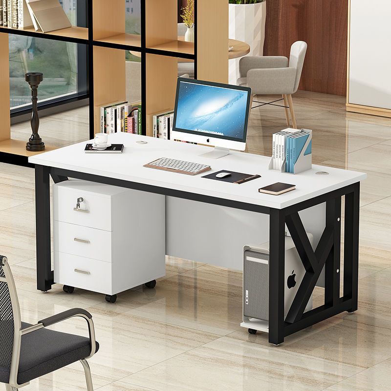 Boss desk office computer desk casual modern for home study desk staff double employee workstation special writing desk