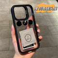U1 lens cover holder suitable for iphone17pro apple 15 high transparency mobile phone case 16promax with lens film