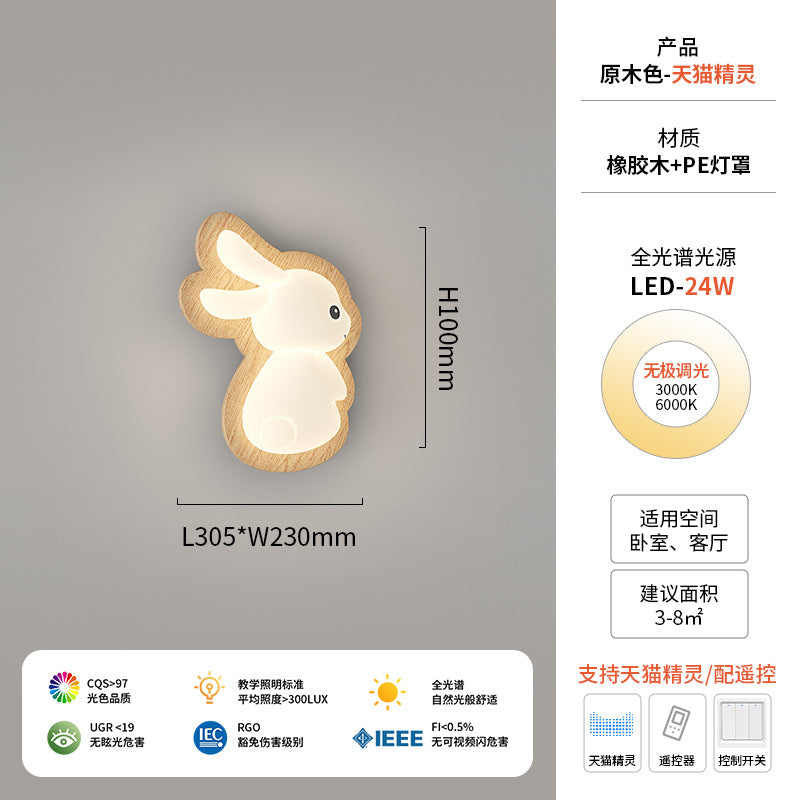 Walnut color star aisle light corridor entrance entrance balcony light full spectrum room rabbit wall light ceiling light