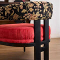 French retro single sofa chair balcony lazy single chair designer style living room fabric casual chair medieval lounge chair