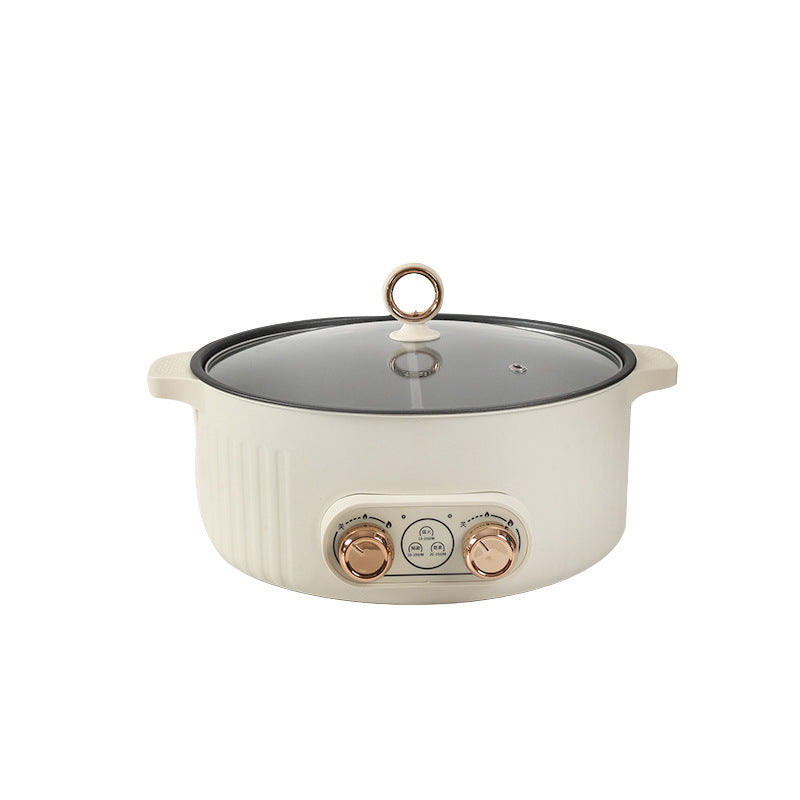 Yuanyang electric hot pot for homemultifunctional electric yuanyang pot hot pot all-in-one pot 7 liters non-stick pot dual control electric cooking pot