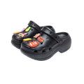 Spongebob squarepants thick sole crocs women's new arrival heightenednon-slip deodorizing filter toe sandals and slippers summer outwear