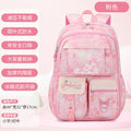 New elementary school backpack for grades 3-6 girls, ultra-lightweight, load-reducing, spine-protecting kids' backpack, middle school student backpack