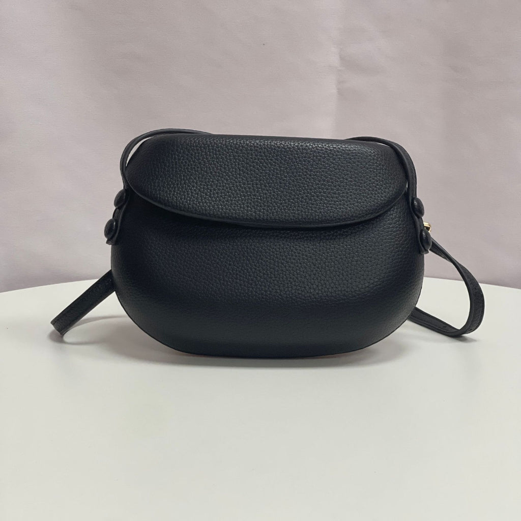 Spot lychee pattern retro saddle bag 2025 new pressure shell mini messenger bag simple versatile mobile phone shoulder bag