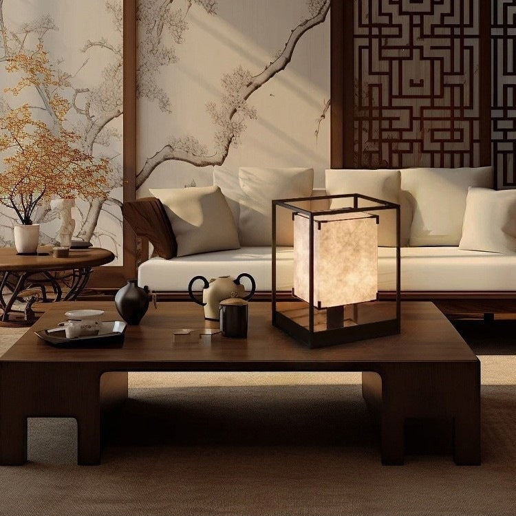 Modern minimalist sofa corner faux marble floor lamp postmodern b&b living room light cabinet model room art table lamp