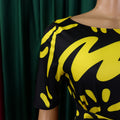 C8619 cross-border women's clothing  new fashion elegant lace-up african print short-sleeved large swing foreign trade dress