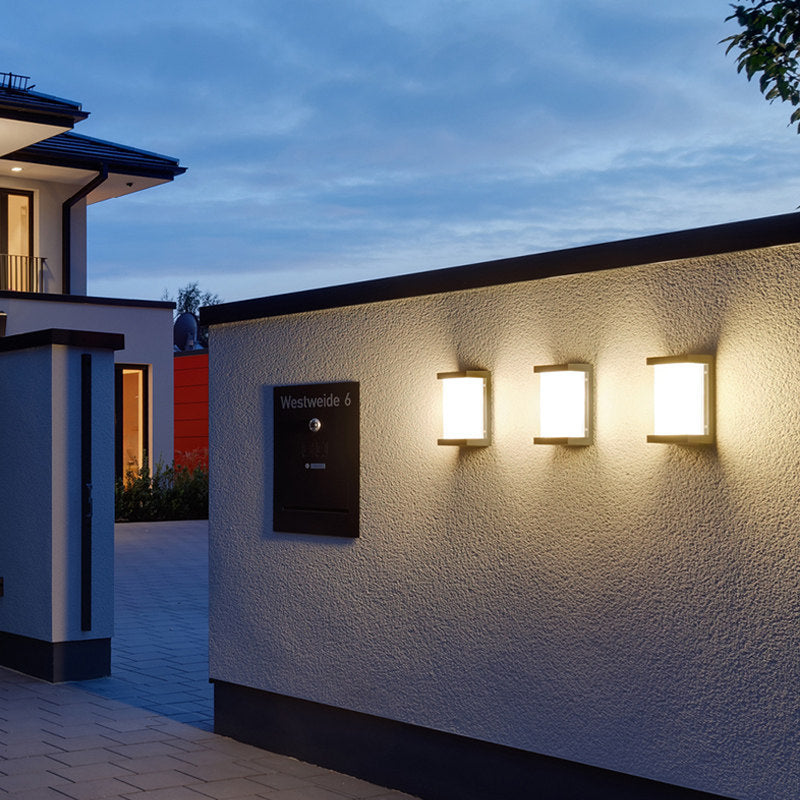 Outdoor wall light waterproof stairway aisle acrylic wall lamp modern minimalist creative exterior wall light courtyard balcony wall sconce