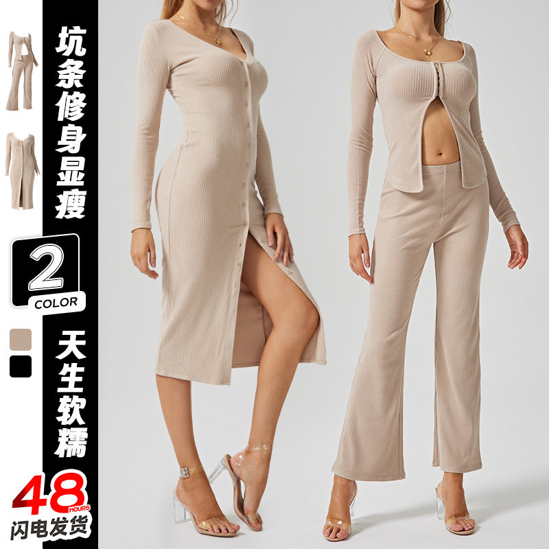 plaid stretch yoga clothes easiest for match royal sister eleganthigh waist silmlongcasual sweatpants for women fall and winter