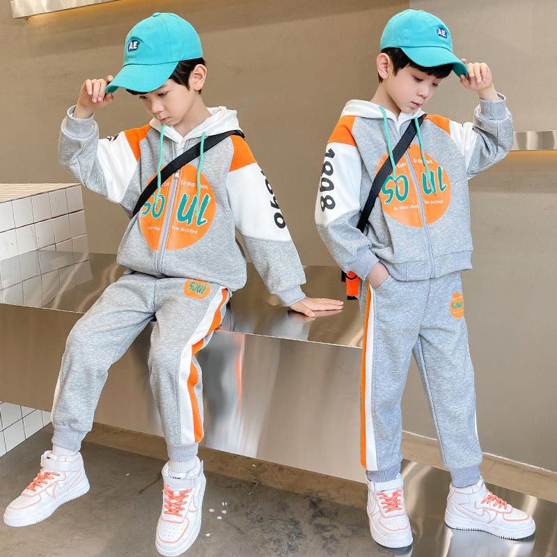 Boys' spring outfit set - new  collection - trendy, stylish, and cool kids' clothing - street style fashionable boy's hoodie