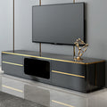Accessible luxury slate tv cabinet coffee table combination classy luxury small apartment tempered glass new arrival tv cabinet floor cabinet