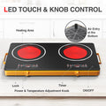 Double-head double-stove electric ceramic stove for homemanufacturer induction cooker three-eye infrared desktop light wave cross-border carefully selected american regulations