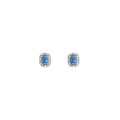 Exquisite sparkling colorful zircon stud earrings - korean style, unique design, delicate earrings, everyday versatile, ear-friendly jewelry