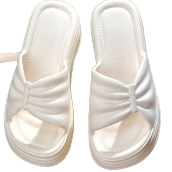 New arrivalcasualfashioneasiest for match sandals and slippers for women eva stepping on shit slippers outwearplaid slip-on outwear shoes