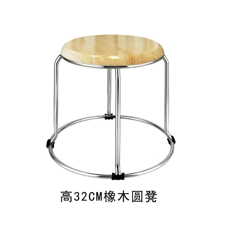 Accessible luxury stoolfor homesoft bag short stool steel bar stool portable practical shoe changing stool coffee table stool carbon steel frame round stool no