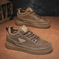 2025winternew arrivalhigh-top bootsmentrendyeasiest for matchthick solecasual leather shoesworkwear sneakerstrendy shoes for men