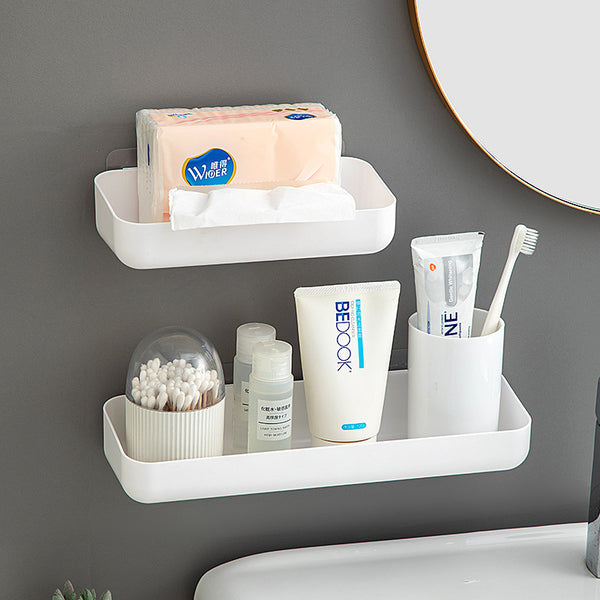 Toilet No Punching Drain Wall Shelf Bathroom Sundries Washing Skin Care Products Multifunctional Wall Hanging Storage Box