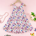 Ojitu girls' dress  new summer collection v-neck sleeveless dress - stylish girl's milk silk dress