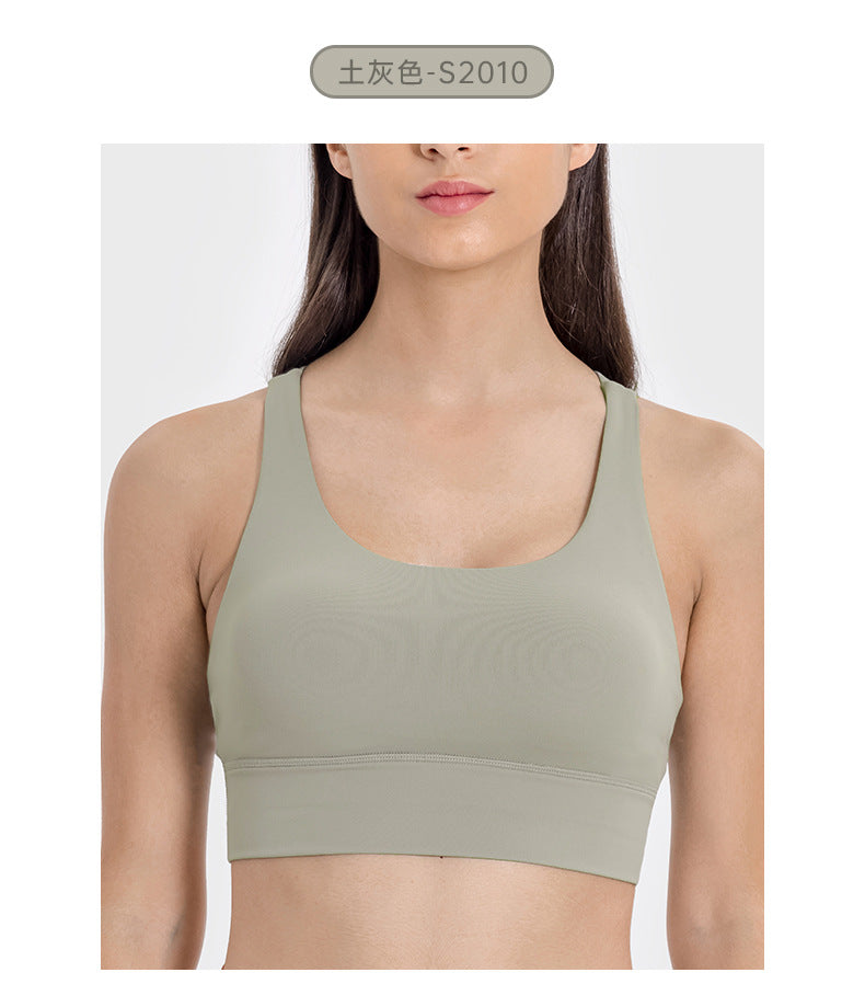 Fashionable slim-fit modilan blue outdoor sports running fitness set - sexy back yoga outfit