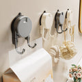 Suction cup hook, traceless, punch-free, vacuum strong load-bearing sticky hook, kitchen door back, bathroom, toilet wall sticky hook