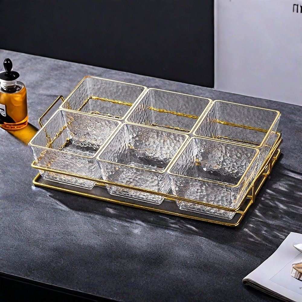 Nordic light luxury plastic beauty salon fruit snack plate snack tea snack sugar ktv dried fruit plate high appearance storage