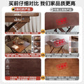 Solid wood folding table - square dining table, collapsible dining table for home, small apartment, simple square table