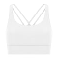 New arrival cross back yoga bra double-sided brushed nude high-strength bubble wrap push-up sports intimatesdw002