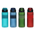 Factory-customized portable plastic water bottle, outdoor sports direct drink large capacity water jug, pop-up lid anti-scald space cup with straw