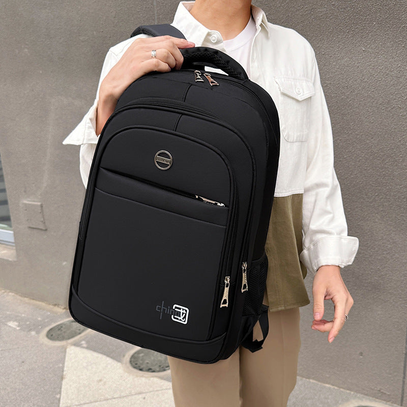 Commuter backpack New high school schoolbag Boys business computer bag Large capacity outdoor sports travel backpack