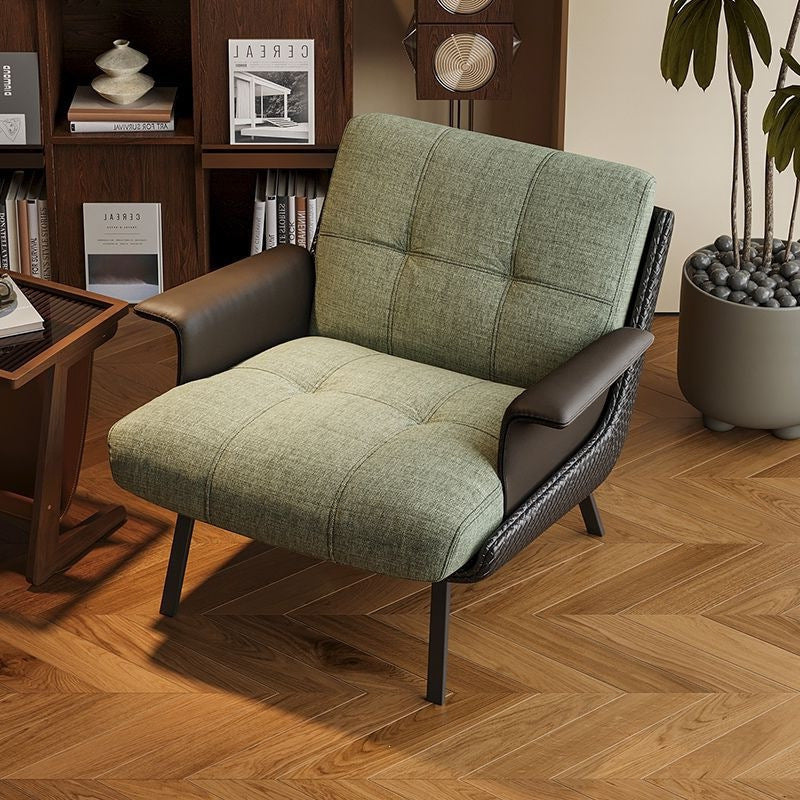 Italian light luxury single sofa chair retro wabi-sabi style designer casual sofa for homeb&b hotel negotiation chair
