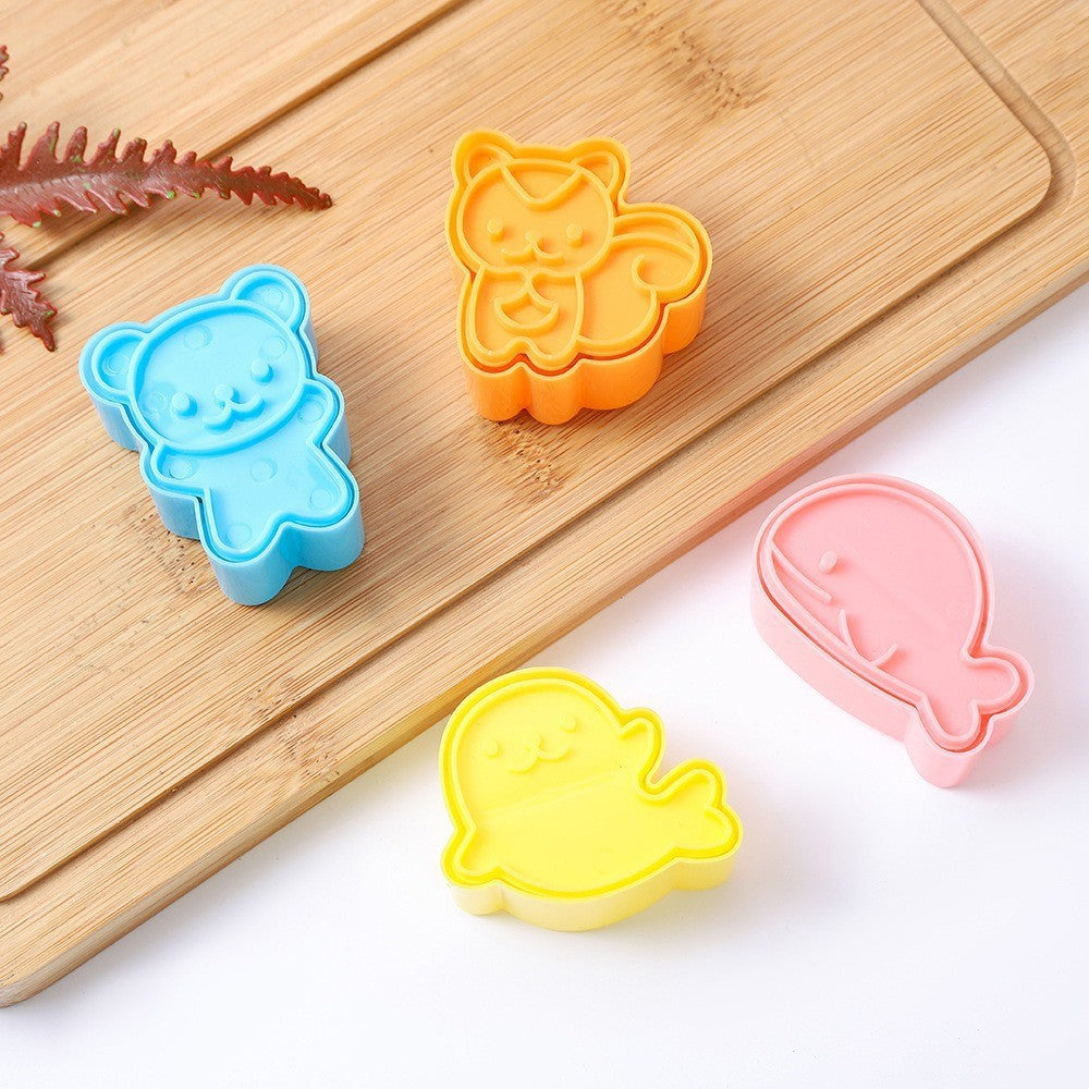 Diy sandwich mold bread cutter - cartoon toast cutter, rice ball mold, bread cutter - bear toast cutter
