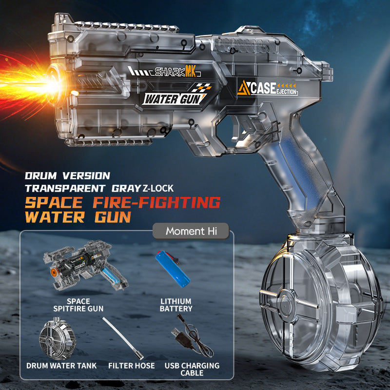 fire-breathing version of the energy-gathering ring space water gun kids water gun large-capacity fully automatic electric continuous water toy