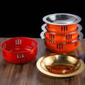 Stainless steel alcohol stove small hot pot seafood dry pot pot set for home alcohol hot pot dry pot heating stove pot