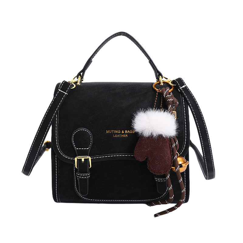 Vintage preppy backpack for women - 2025 new trendy versatile shoulder bag - student schoolbag, commuter bag, and casual bag