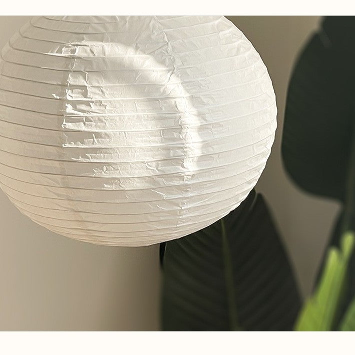 Wabi Silent Wind Ball Japanese Retro Paper Lamp Ball Bedroom Restaurant Clothing Store Xuan Paper Homestay Fenoguchi Yong Chandelier