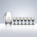 100ml with handle + 6 cups with wuliangye logo