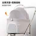 hot-selling pet stroller for cats and dogs, small dogs, cats, teddy stroller, lightweight and foldable for outings