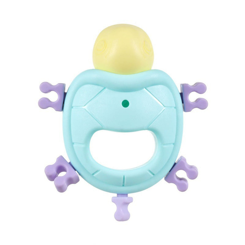 Cross-border  export newborn baby rattle soothing toy 0-1 year old tooth grinding stick boiled tooth glue manufacturer