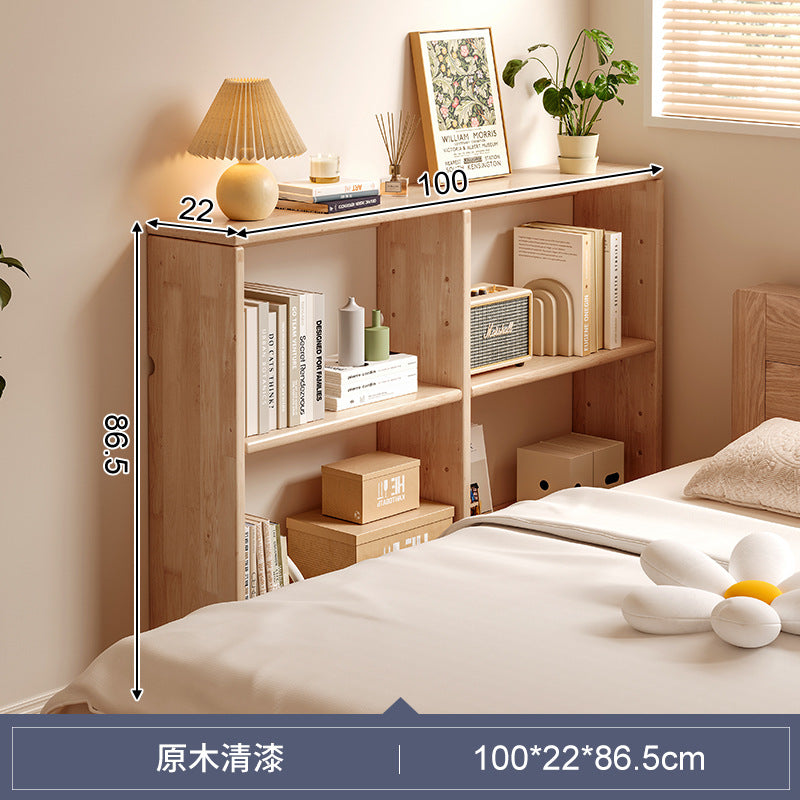 Solid wood bedside shelf, bedside gap, bedside crack, long cabinet against the wall, narrow frame behind the sofa, storage cabinet, storage