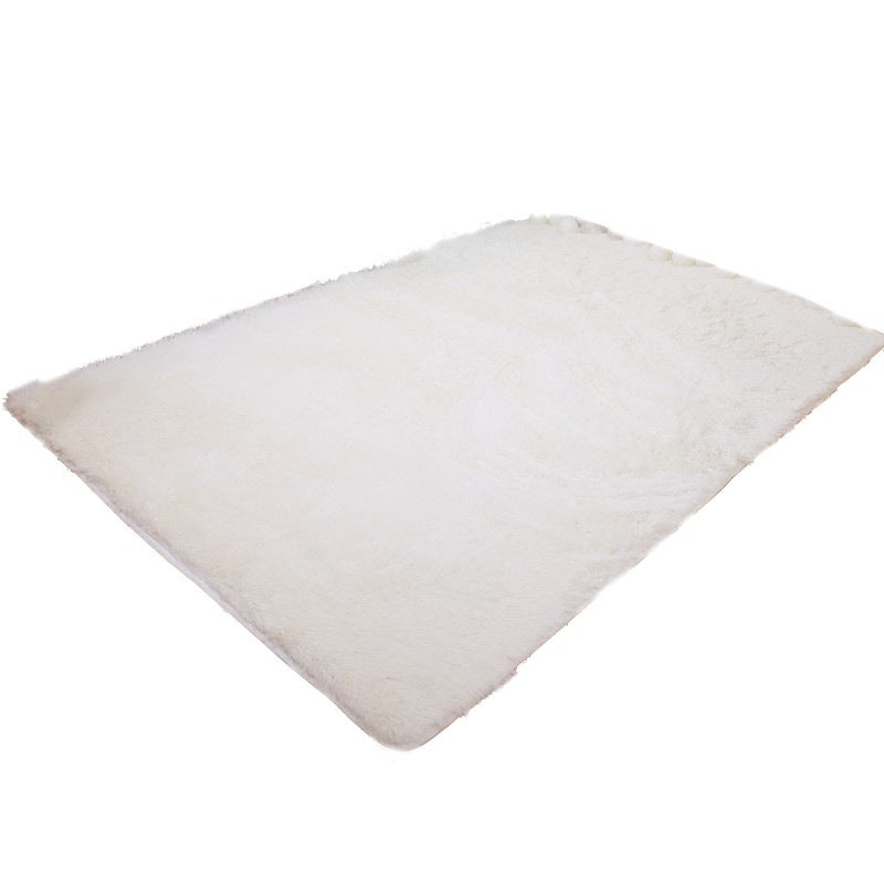 Imitation rabbit fur carpet bedroom bedside blanket thick living room cloakroom whiteinsstuffed room sofa floor mat bay window