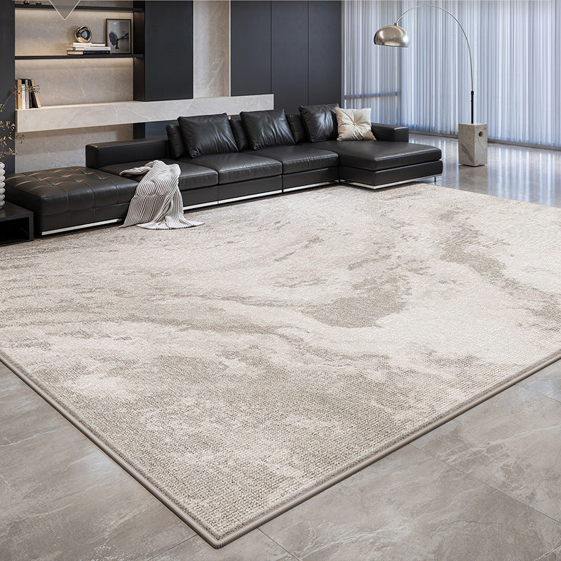 Carpet living room italian light luxury normcore style gray high-end waterproof sofa home floor mat large area full coverage