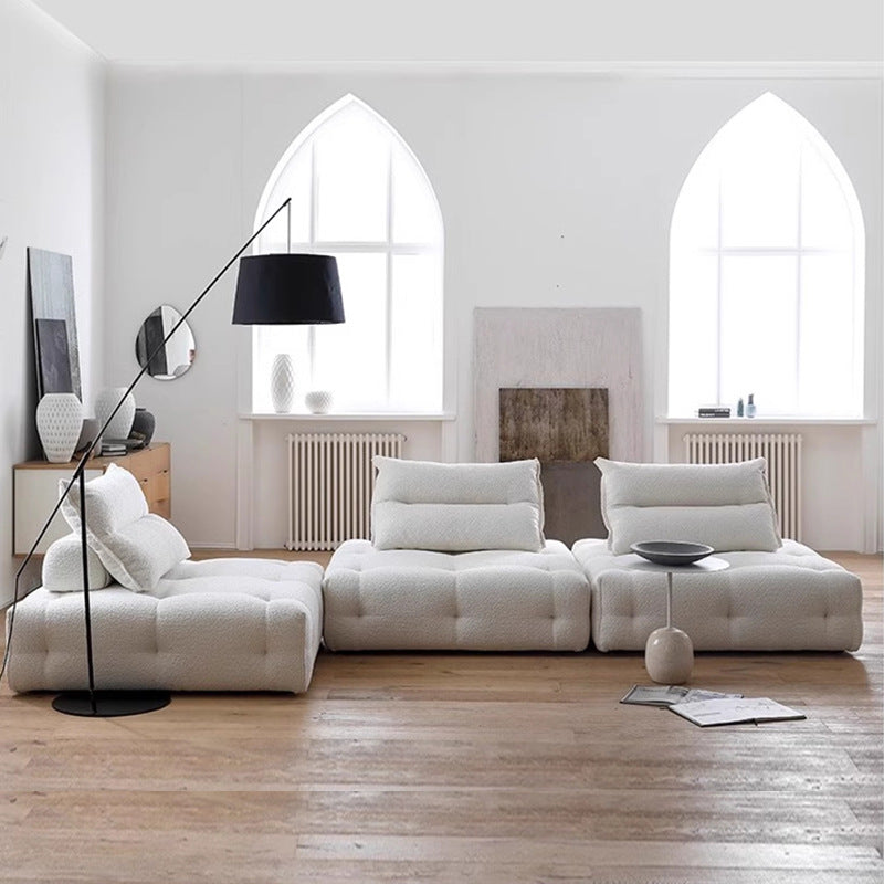e-commerce rolled fabric sofa wholesale foreign trade nordic classic module designer style popular compressed sofa