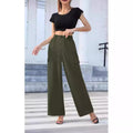 quick-dry sun protection ice silk cargo pants - women's summer lightweight high-waisted loose fit slimming casual straight leg hot girl style