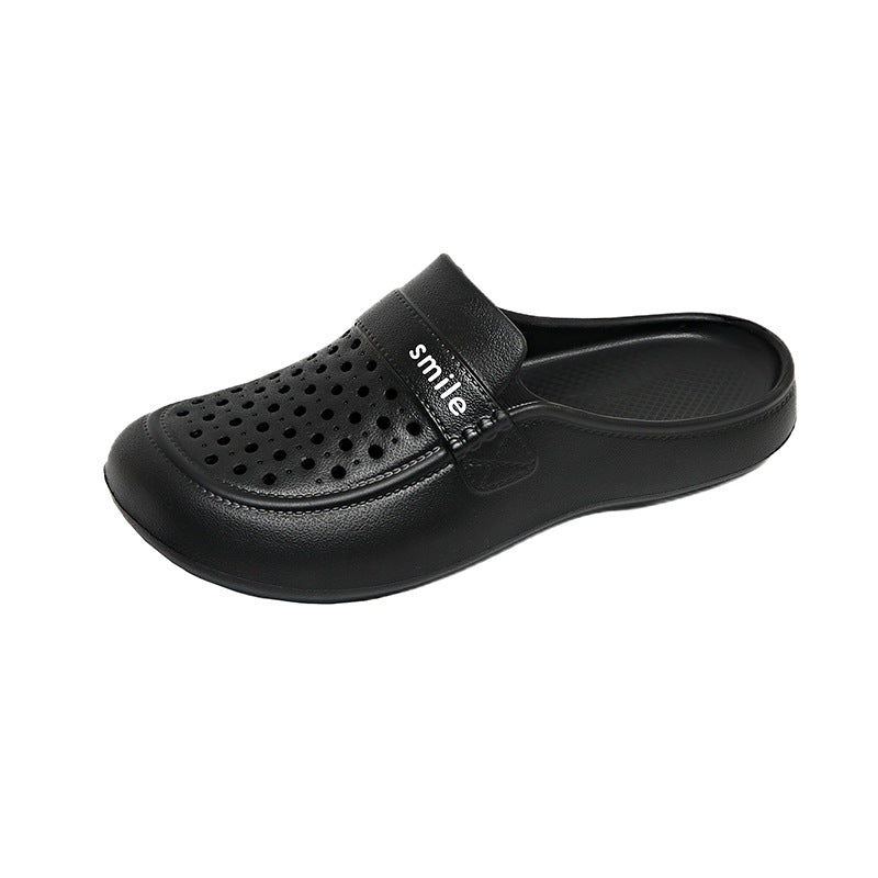 New arrival baotou sandals and slippers for women summer flatsfashionoutwear half slippers waterproofeasiest for match beach clogs for women
