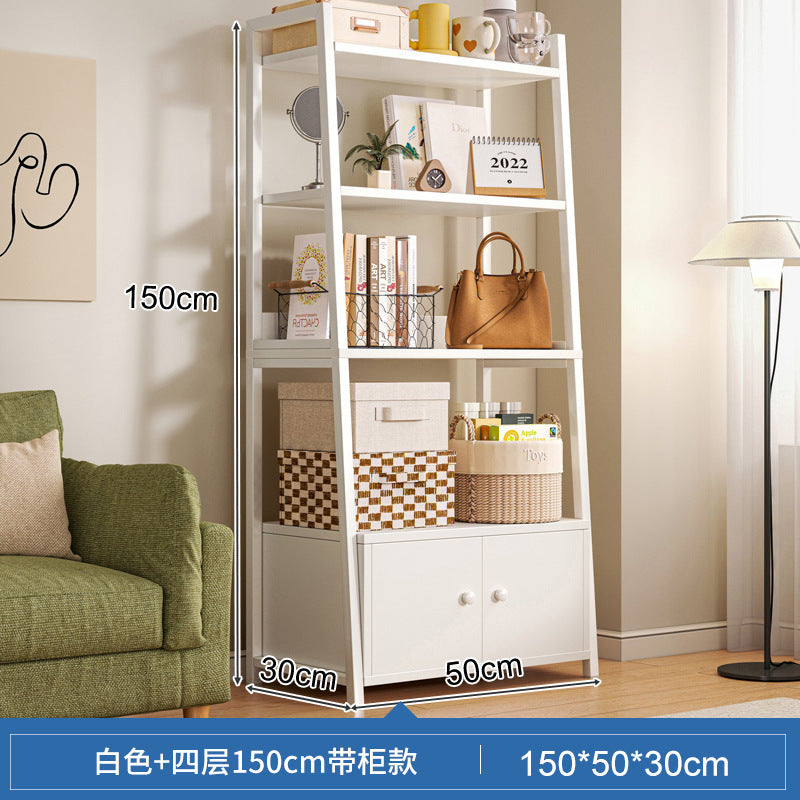 Shelf Shelf Floor-to-ceiling Bedroom Multi-layer Storage Living Room Storage Display Shelf Office Super Load-bearing Iron Shelf