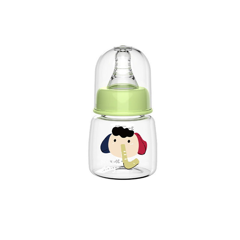 English boxed baby bottle baby anti-choking and anti-flatulence bottle newborn with handle anti-drop pp label mouth bottle