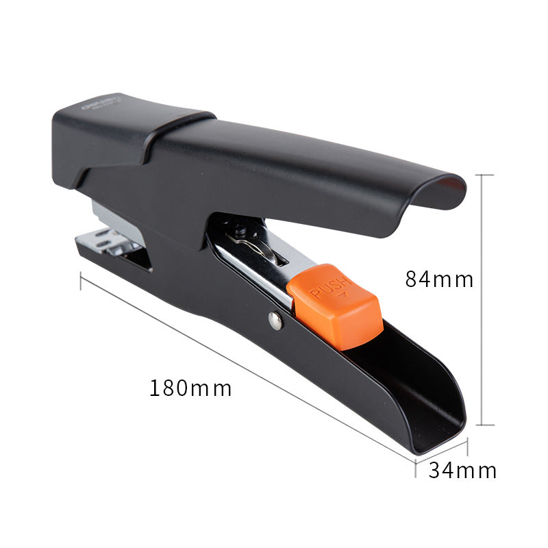 Deli 0358 Hand-held labor-saving stapler Student household stapler Universal No. 12 nail labor-saving type