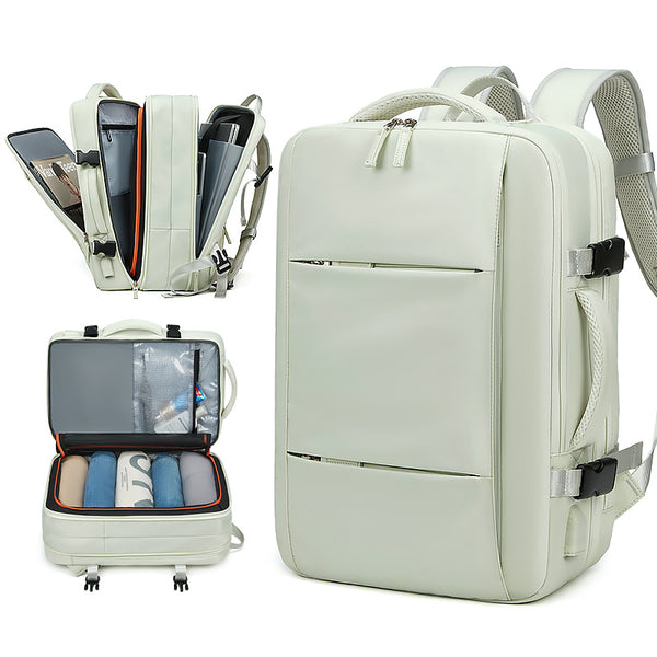 Women's backpack Large capacity wet and dry separation Business travel luggage Travel schoolbag Computer backpack Men's backpack