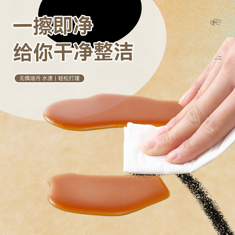 Environmentally friendly silicone dining table mat waterproof and oil-proof tablecloth household skin-friendly desktop protection dining mat leave-in non-slip table mat