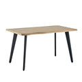 Walmart dining table - nordic modern minimalist restaurant table - iron leg rectangular mdf table - dining table